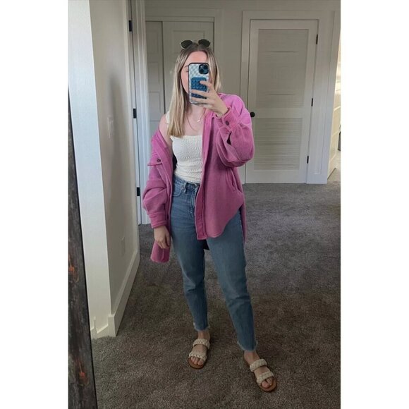 FREE PEOPLE We the Free Ruby Jacket in Pink Envy Size Small - Picture 5 of 13
